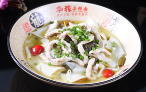 酸菜肉丝面